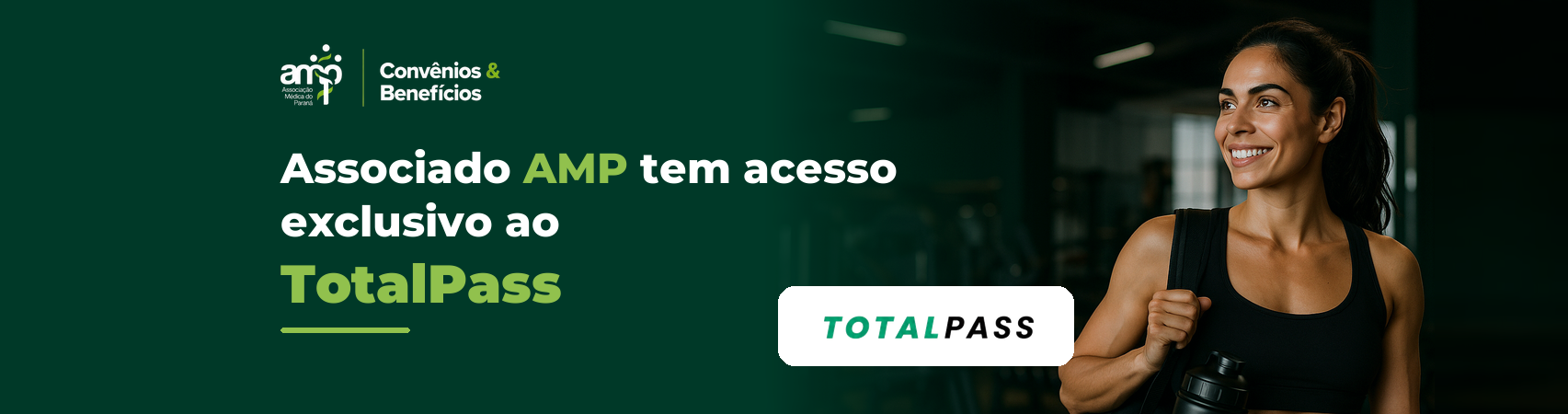 Associado AMP tem acesso exclusivo ao TotalPass