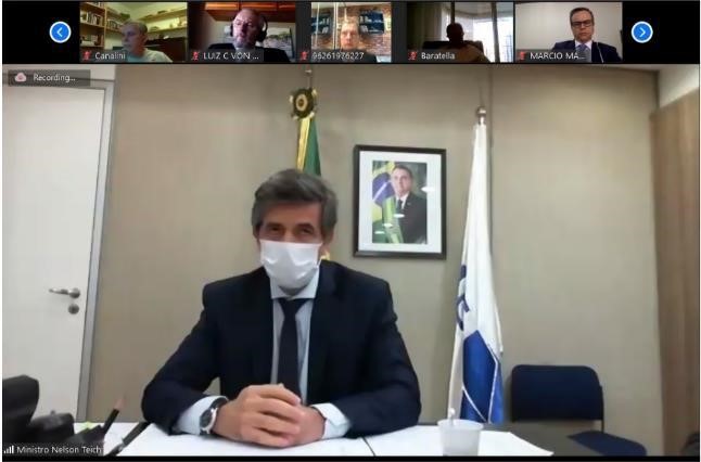 IBDM realiza reunião virtual com a presença do ministro da Saúde