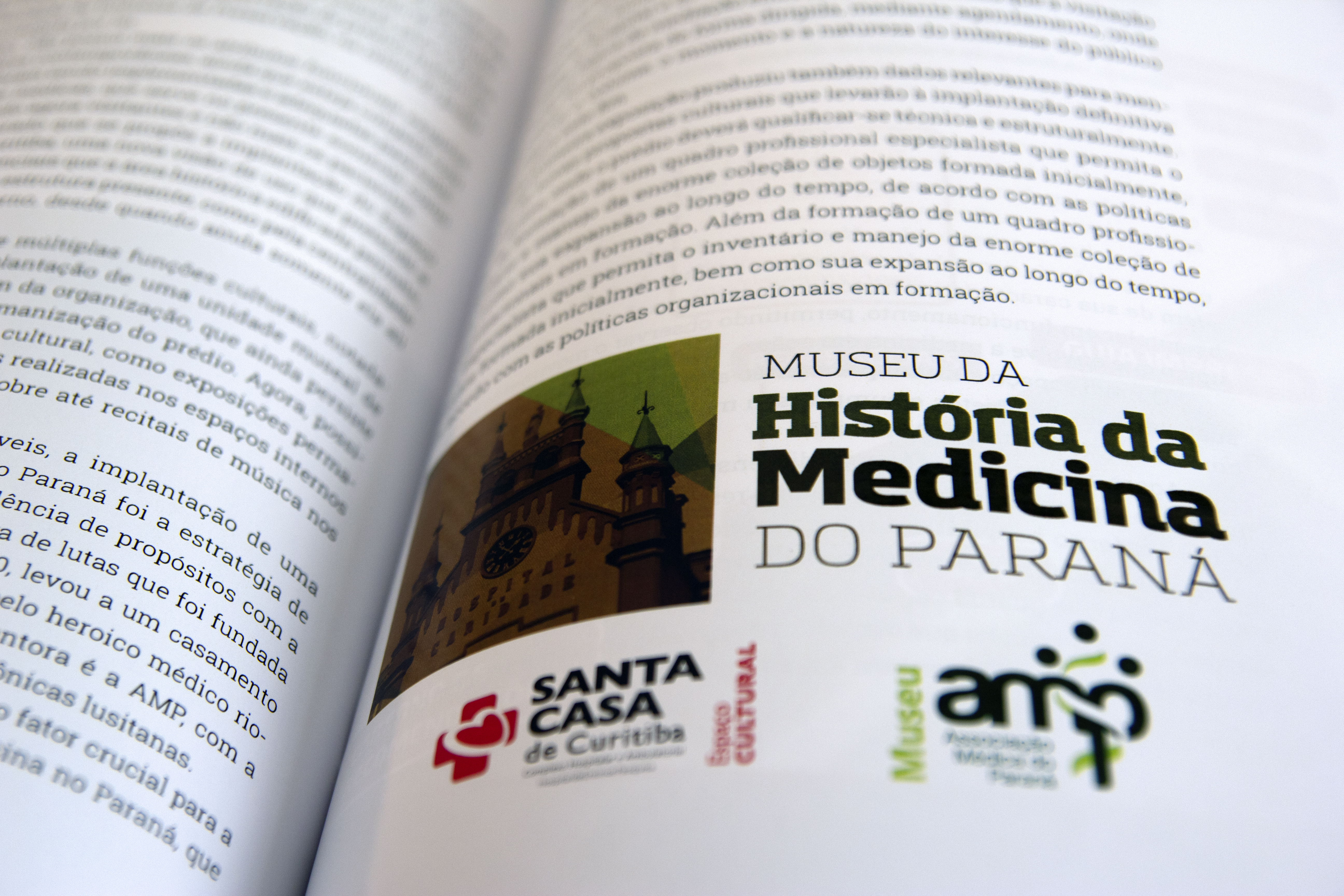 História: Santa Casa de Curitiba lança livro em parceria com a AMP