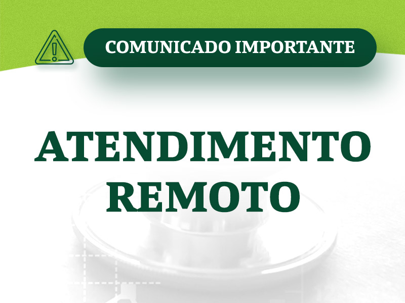 Atendimento remoto