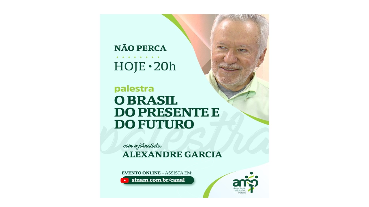 Nova diretoria da AMP toma posse nesta sexta. Após, palestra de Alexandre Garcia