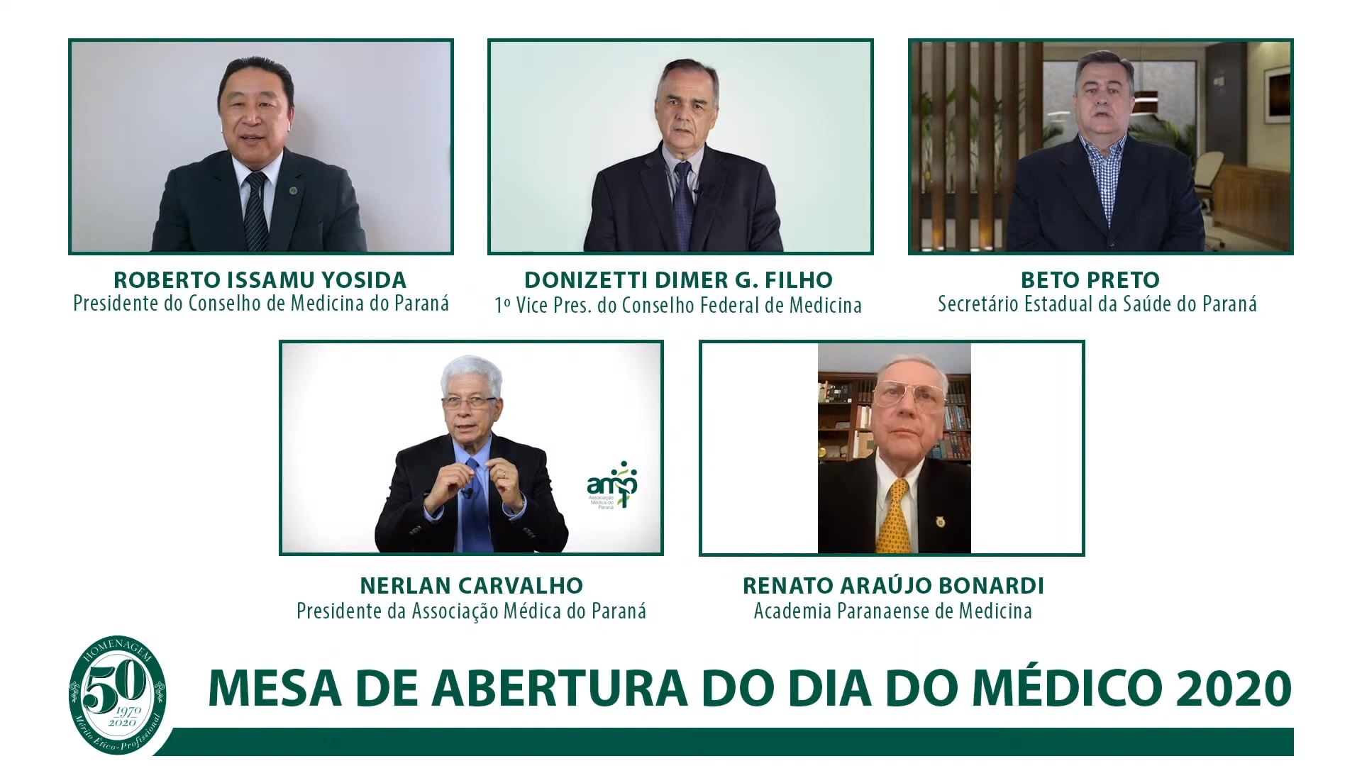 Exemplos éticos são homenageados na passagem do Dia do Médico