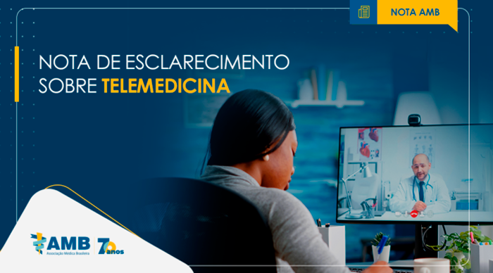 Telemedicina e inscrição secundária: AMB emite nota de esclarecimento