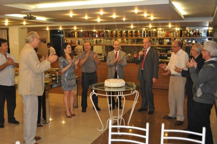 Premiados no jantar dos aniversariantes