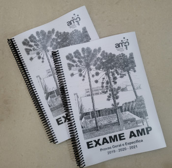 Apostilas para o Exame AMP  já estão disponíveis
