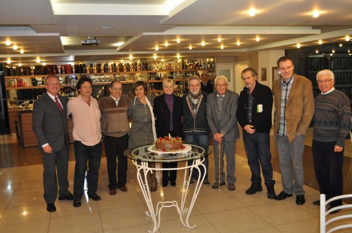 Premiados no jantar dos aniversariantes