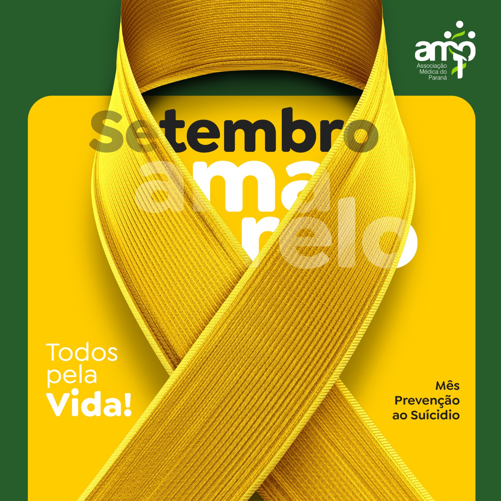 Campanha marca o Setembro Amarelo no Paraná