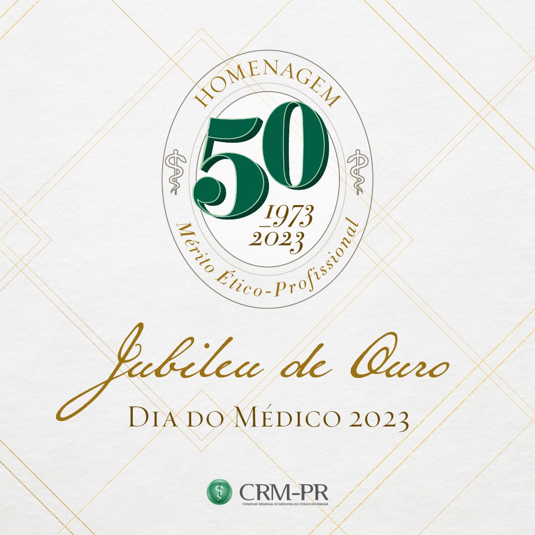 Médicos com 50 anos de formados e histórico ético exemplar recebem homenagem do CRM-PR