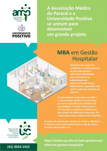 Inscrições abertas para MBA em Gestão Hospitalar