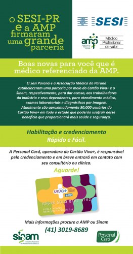 Parceria SESI-PR e AMP