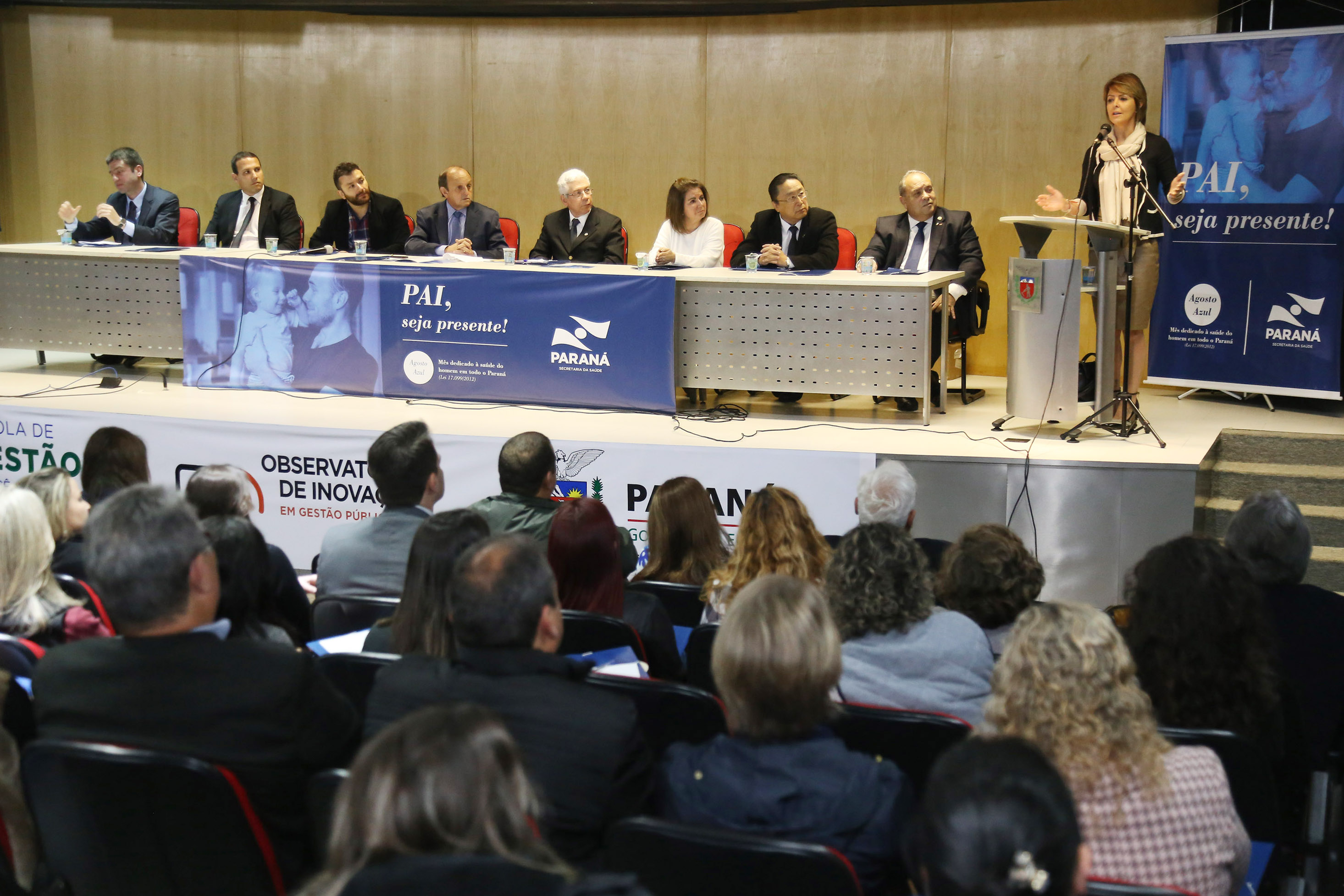 Presidente da AMP participa do lançamento do Agosto Azul