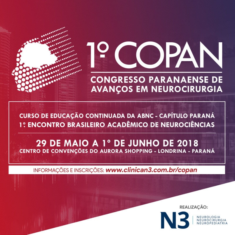 Congresso Paranaense de Avanços em Neurocirurgia será realizado em Londrina