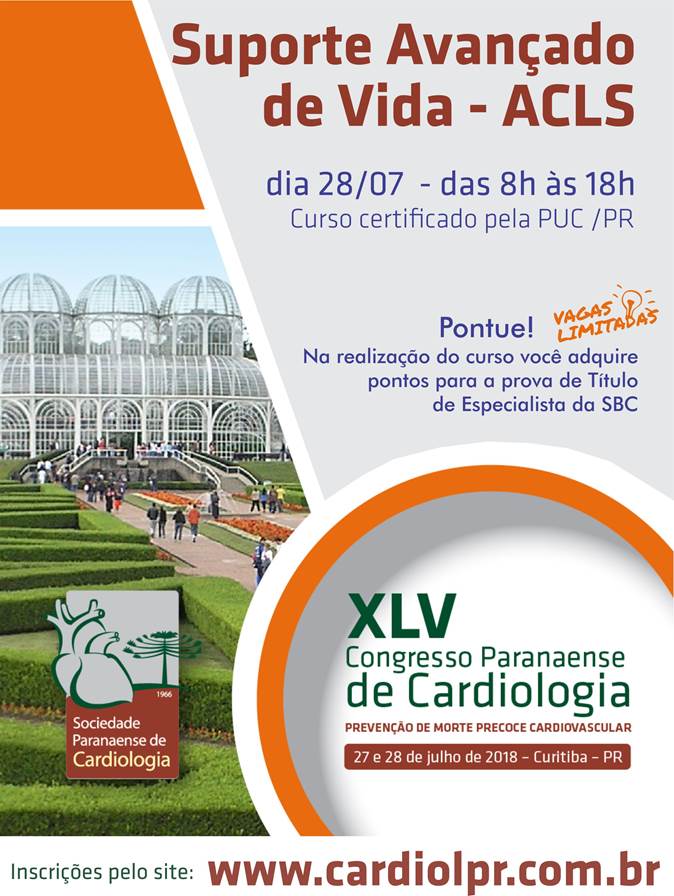 Congresso de Cardiologia terá curso sobre Suporte Avançado de Vida